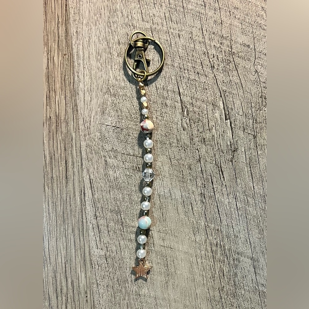 Beaded keychain